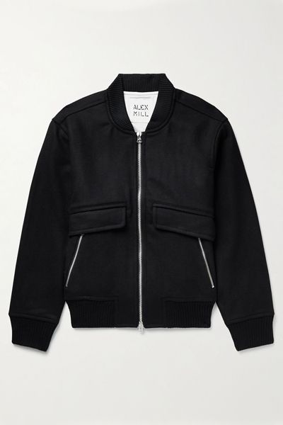 Melton Wool-Blend Bomber Jacket from Alex Mill