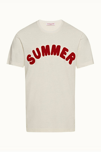 Red ‘Summer’ Relaxed T-Shirt from Orlebar Brown