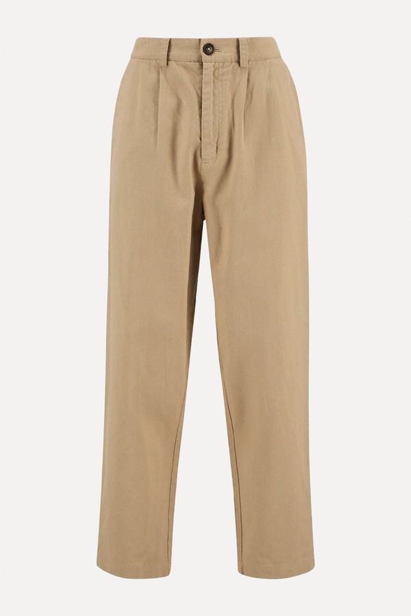 Cotton Linen Relaxed Trousers