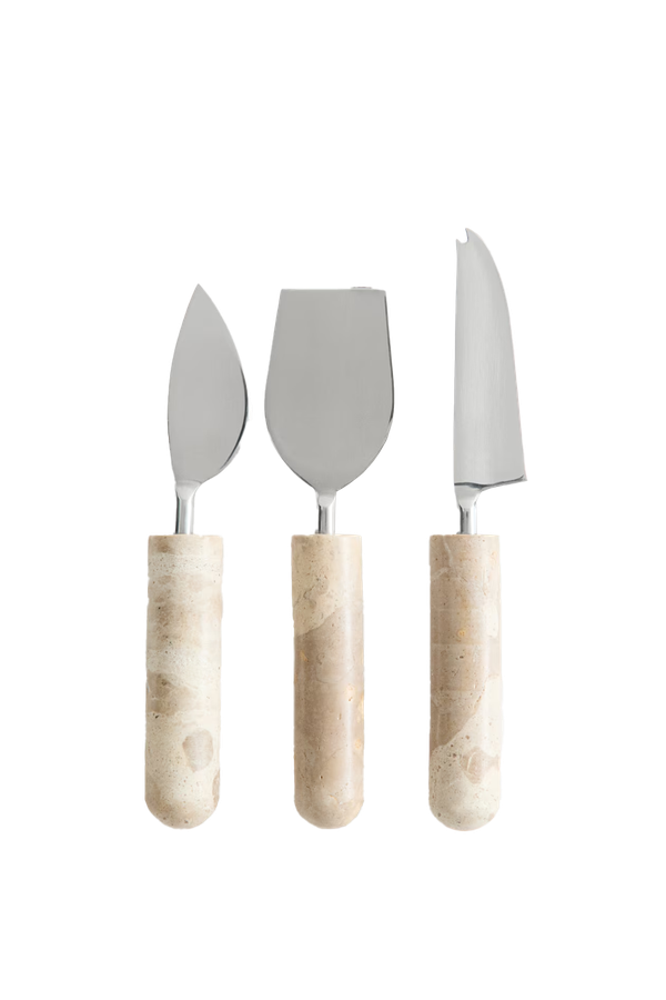 3-Piece Marble Cheese Knife Set from H&M