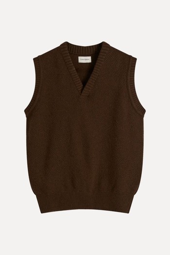 V Neck Knit Vest from Oliver Spencer