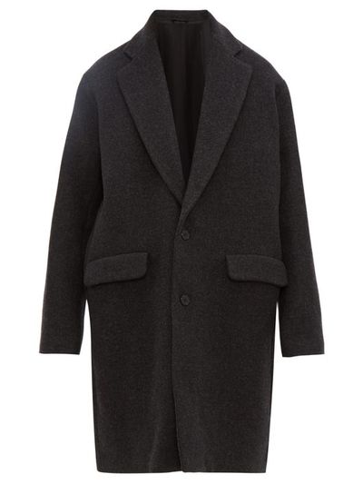 Single Breasted Wool-Blend Coat from Raey