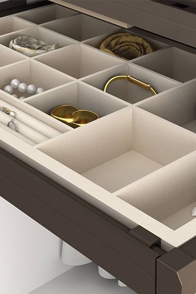 Wardrobe Pull-Out Drawer Organiser from Moka