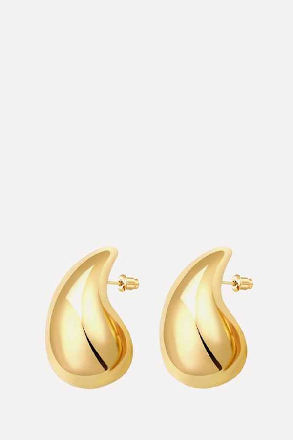 Chunky Gold Hoop Earrings from HEEYA