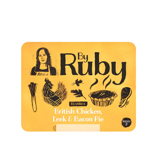 British Chicken, Leek & Bacon Pie from By Ruby 