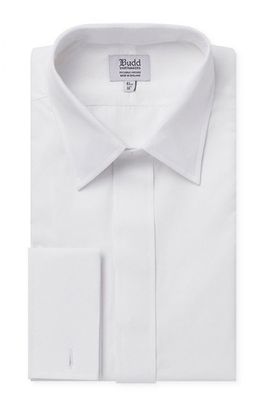 Classic Fit Fly Front Double Cuff Dress Shirt