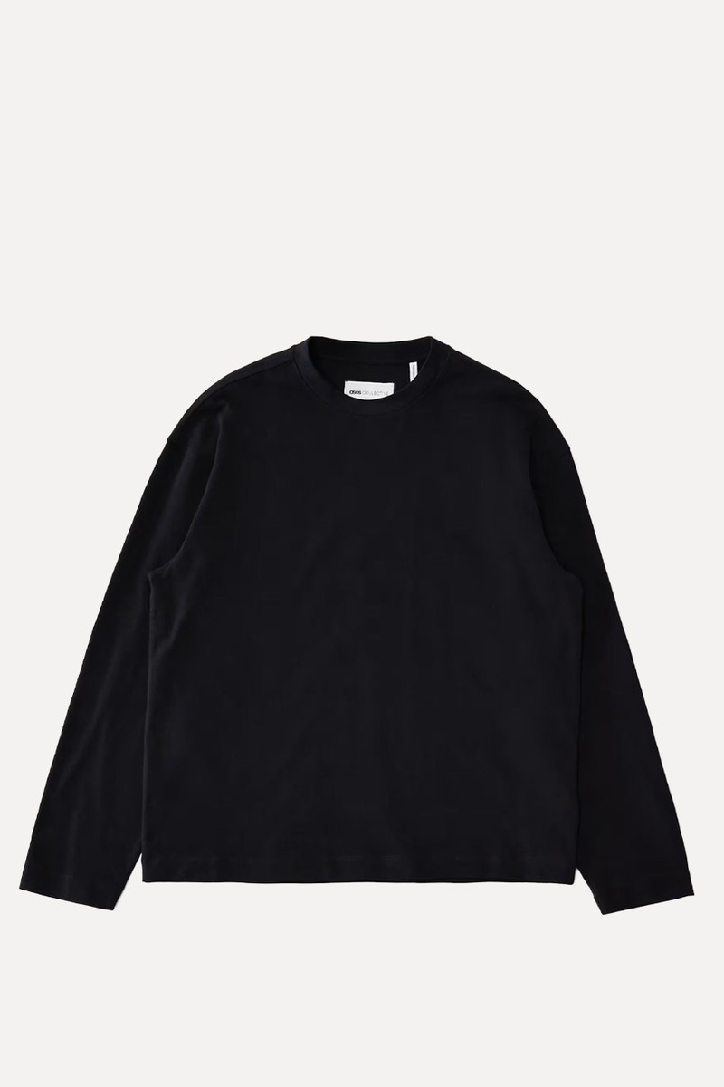 AC-T-253 Super Heavyweight Oversized Long Sleeve T-Shirt  from ASOS COLLECTIVE 