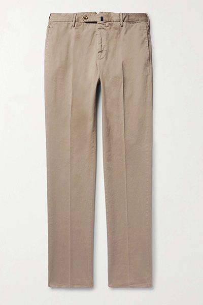 Four Season Relaxed-Fit Cotton-Blend Chinos from Incotex
