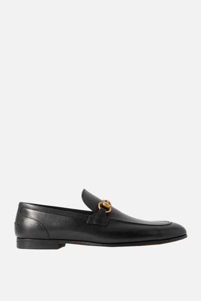 Jordaan Horsebit Leather Loafers from Gucci