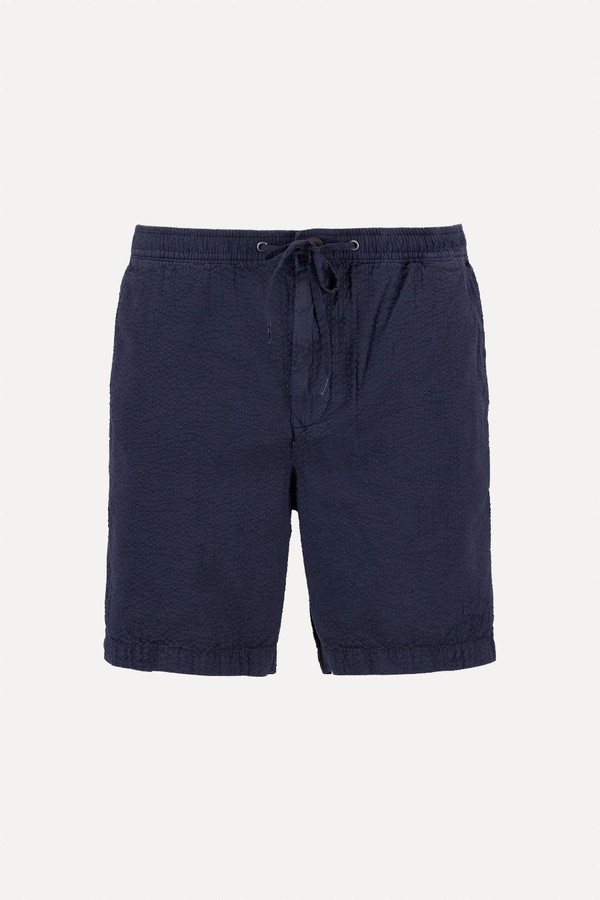 Seersucker Relaxed Shorts