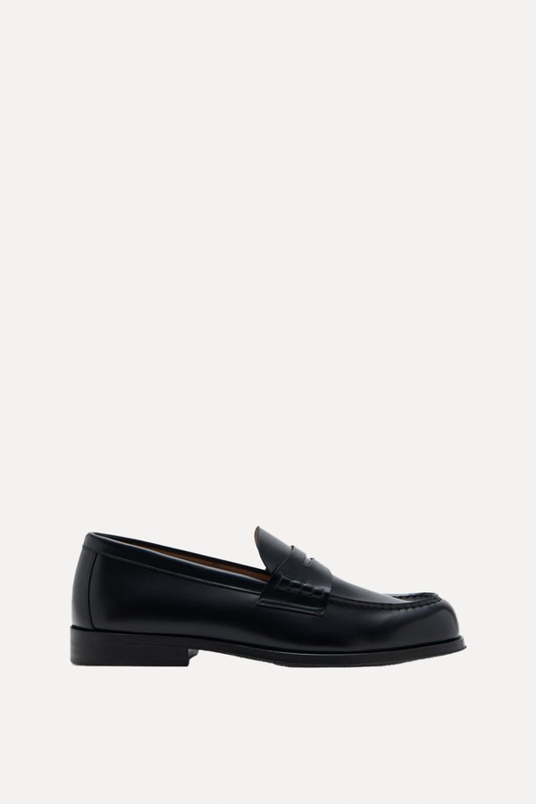 Leather Penny Loafers from Mango