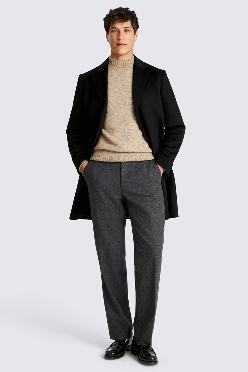Wool Blend Overcoat from Moss