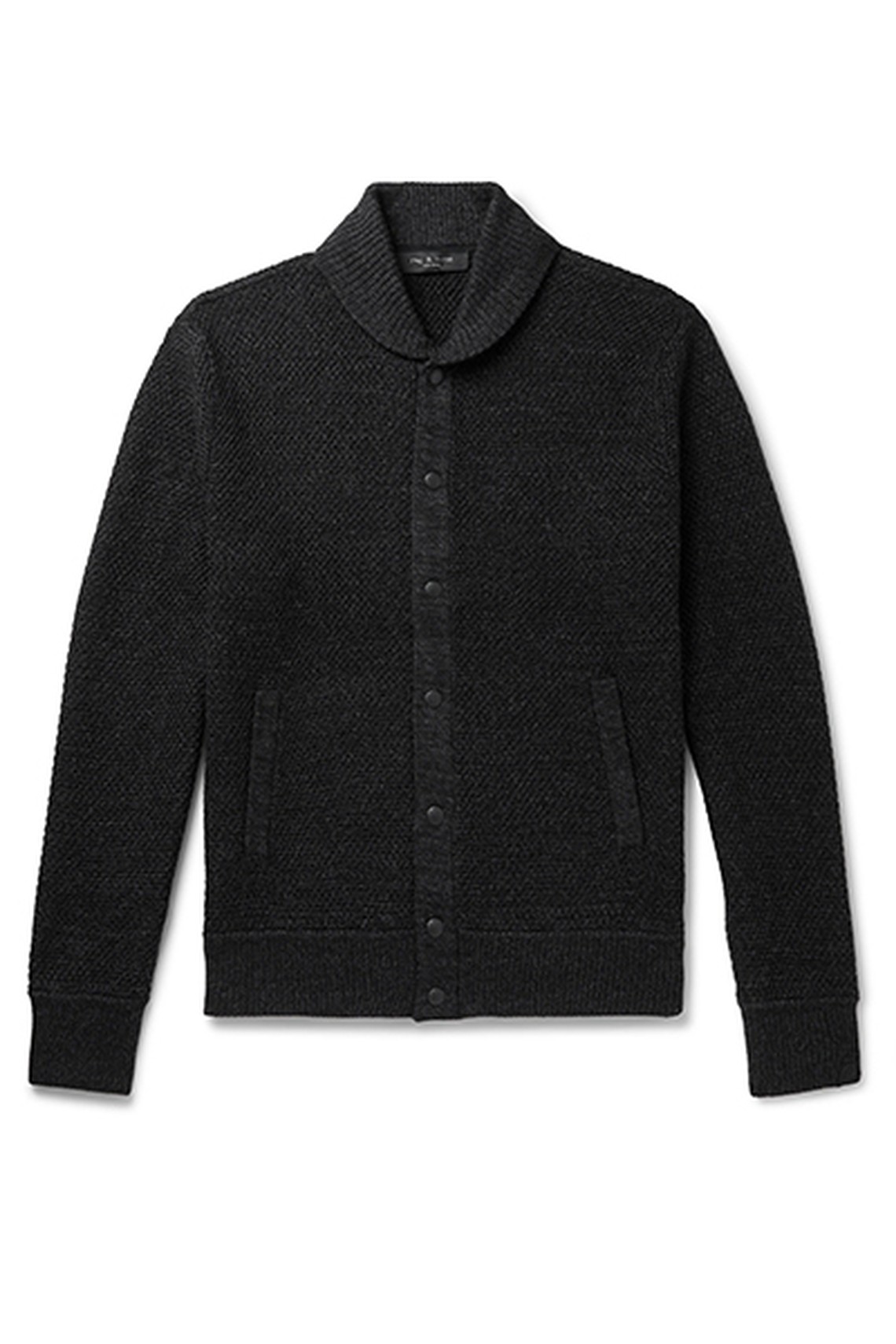 Cardiff Shawl Collar Waffle Knit Cardigan from Rag & Bone