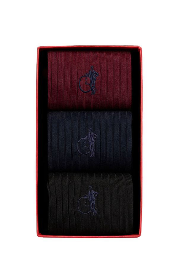 Traditional 3-Pair Box Socks from London Sock Co.