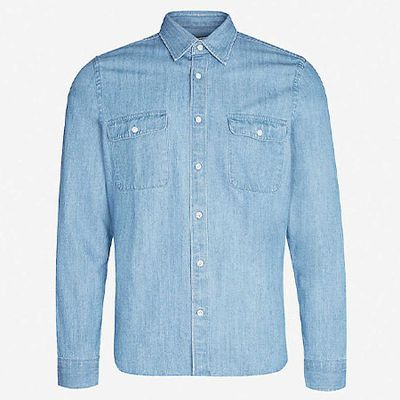 Kyrie Denim Chambray Shirt from Reiss