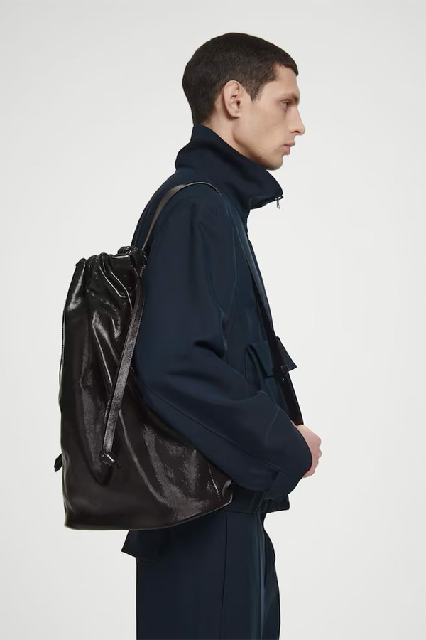 Leather Duffle Backpack from COS