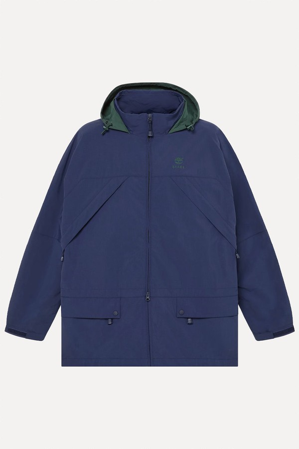 Nylon Zip-Up Convertible Jacket