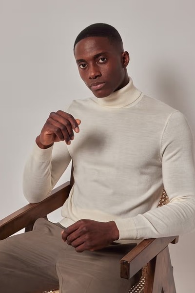 Roll Neck Merino Jumper