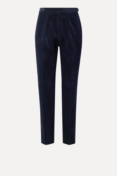 Straight-Leg Cotton-Corduroy Suit Trousers from DRAKE'S