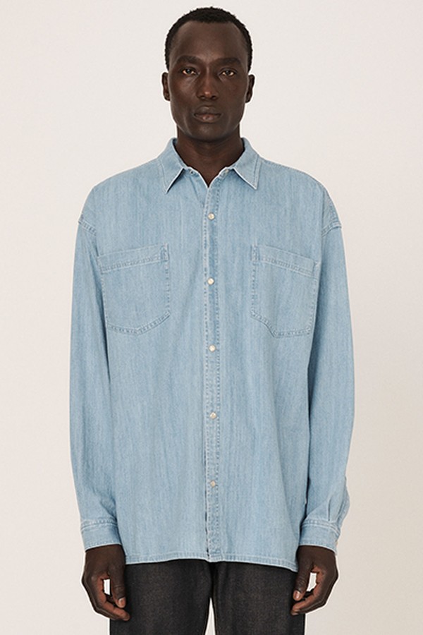Slacker Bleached Cotton Shirt from YMC