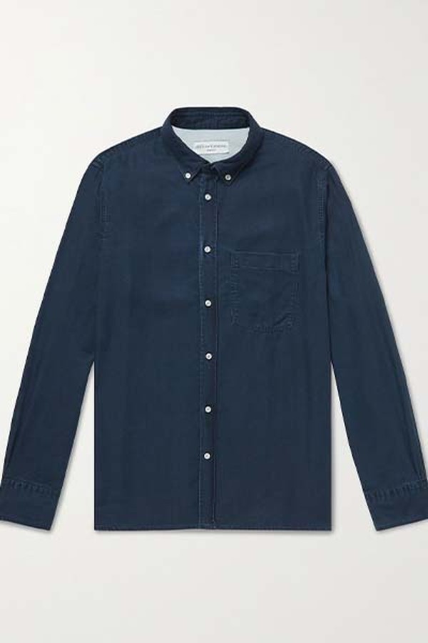 Arsene Button-Down Collar Lyocell Shirt from Officine Générale