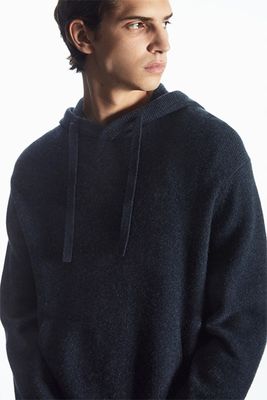 Relaxed-Fit Pure Cashmere Hoodie from COS