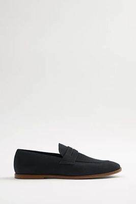 Sporty Leather Loafers