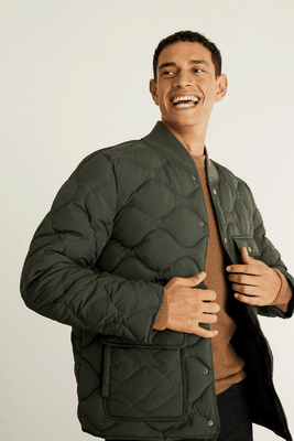 Recycled Feather & Down Quilted Jacket