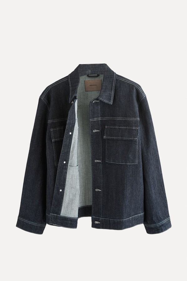 Contrast Stitched Denim Jacket from Next