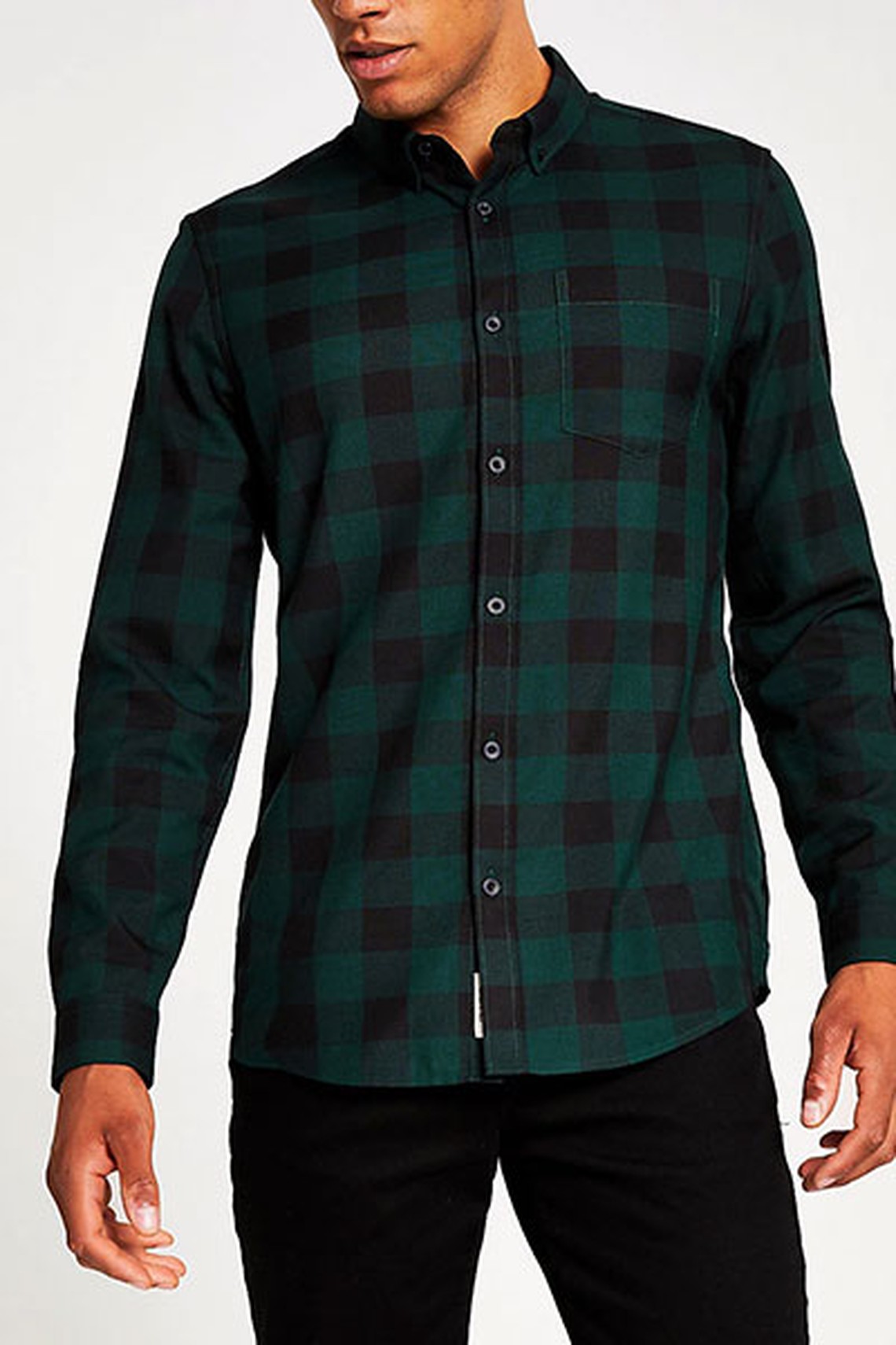 Check Slim Fit Long Sleeve Shirt