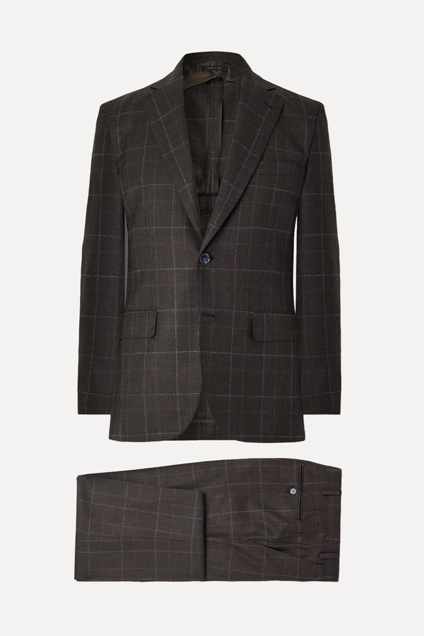 Checked Wool Suit