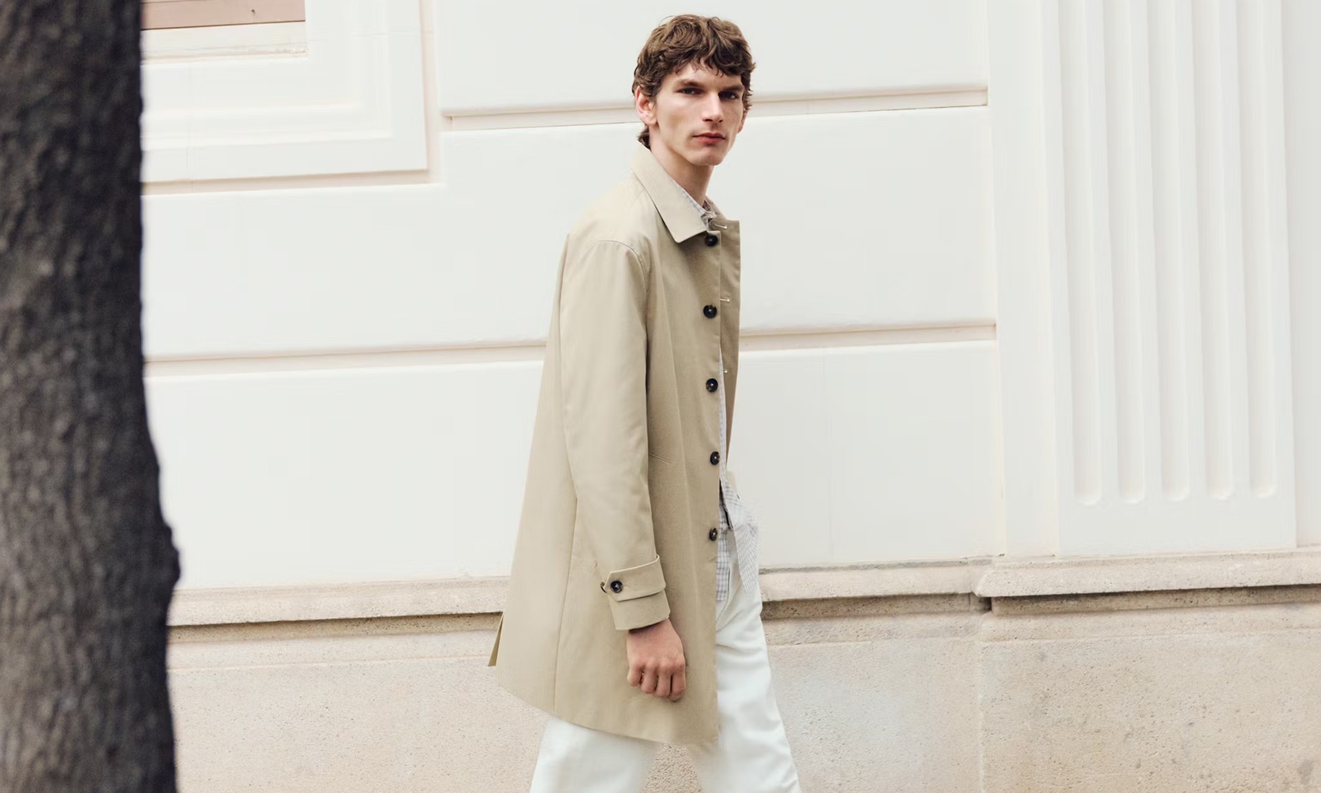 Water-Repellent Gabardine With Pockets from Mango