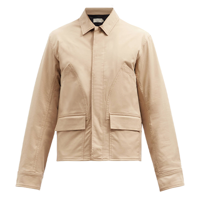 Patch Pocket Cotton-Twill Jacket