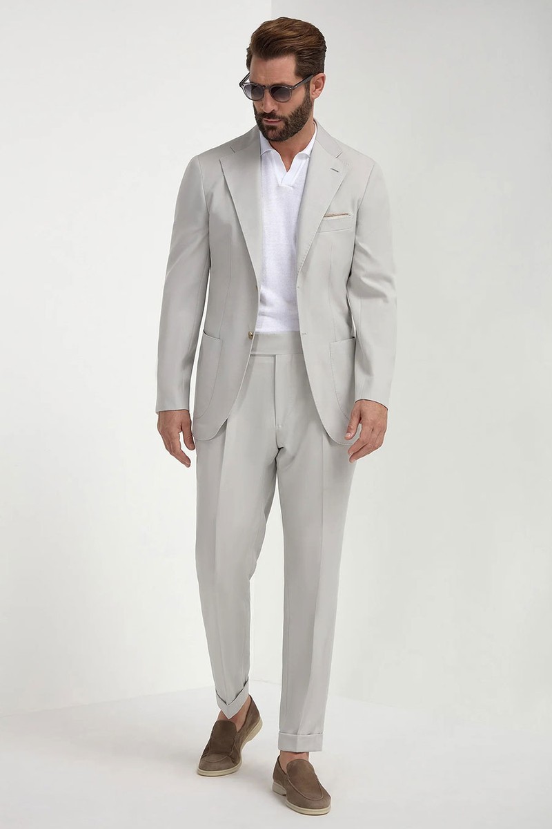 Herringbone Suit from Pini Parma