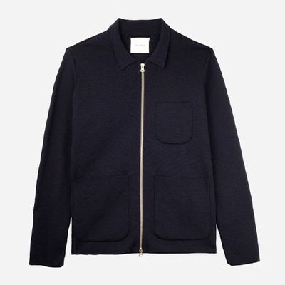 Zip Overshirt Milano Knit