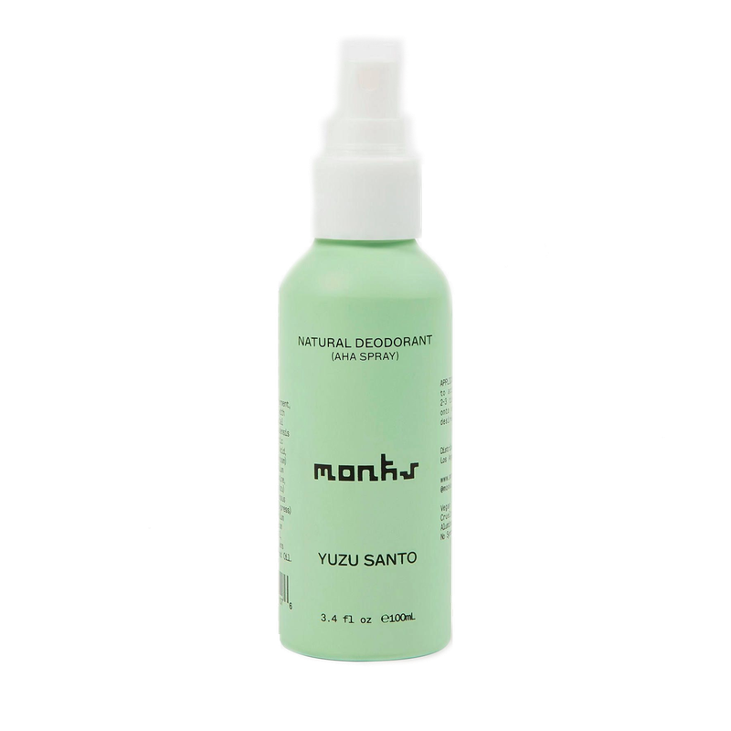 Natural AHA Deodorant Spray from Monks