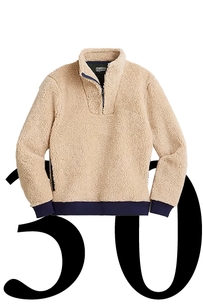 Nordic Sherpa Fleece Half-Zip Pullover from J. Crew