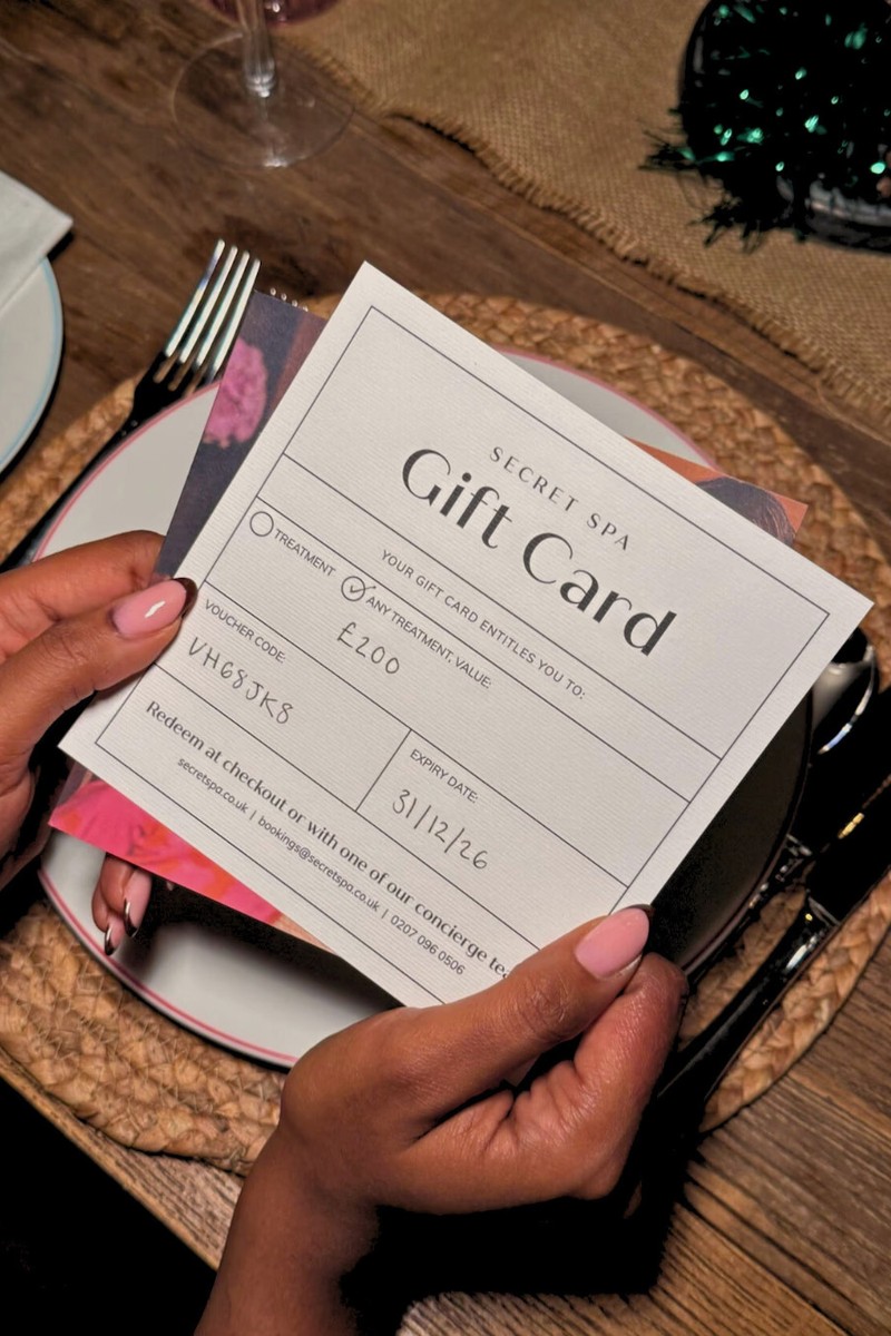 Gift Card from Secret Spa