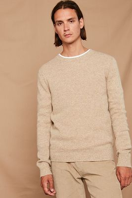 Beige Shetland Wool Sweater