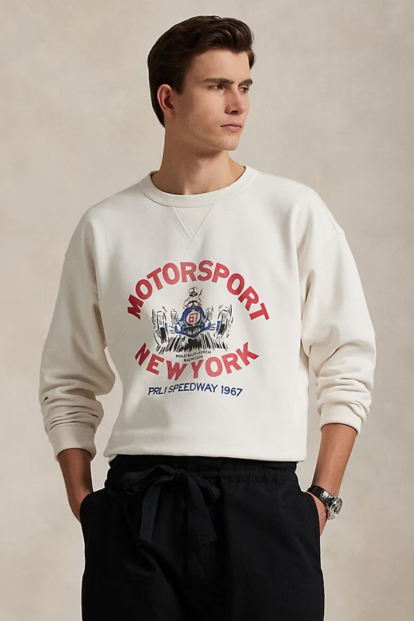 Vintage Fit Fleece Graphic Sweatshirt from Ralph Lauren