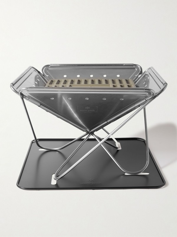 Stainless Steel Packable Fireplace Starter Set from Snow Peak