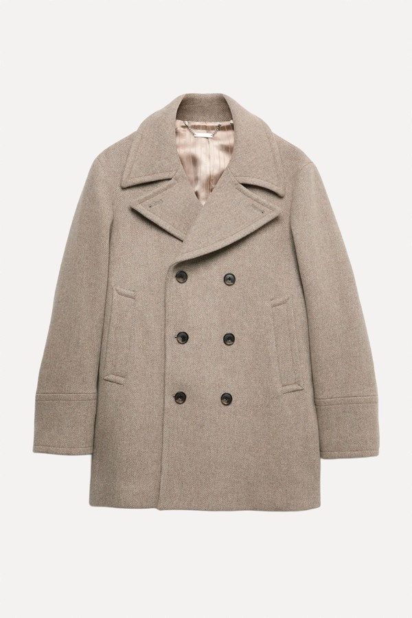 Italian Wool Revere Peacoat from Jaeger