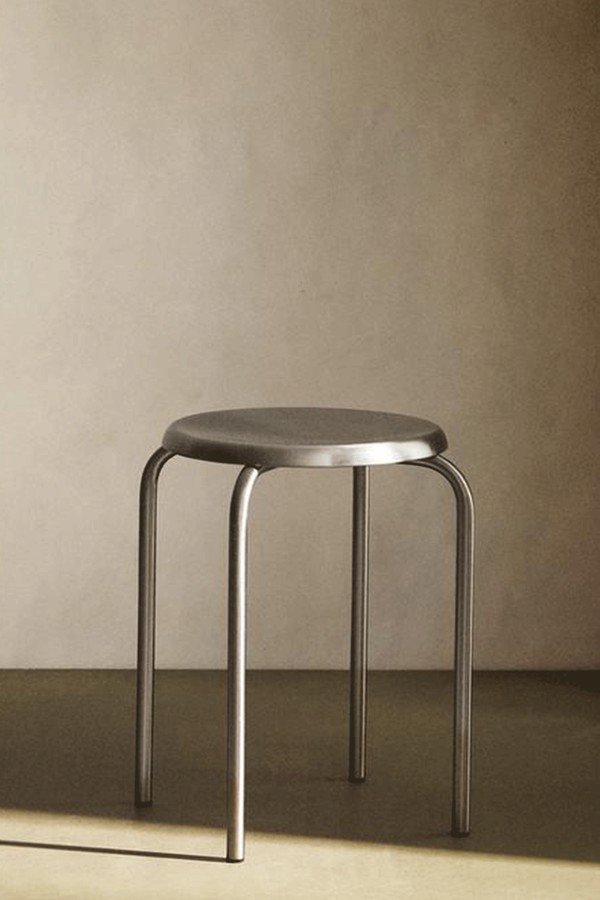 Steel Stool from  Zara Home