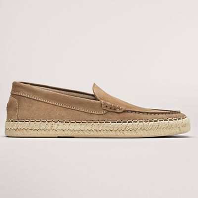 Suede Espadrille Loafers from Massimo Dutti