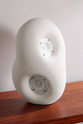 Acoustic Sculpture Jesmonite Speaker from Transparent Speaker