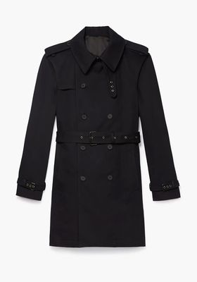Trench Coat In Cotton Gabardine from The Kooples