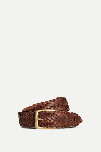 Weave Leather Belt