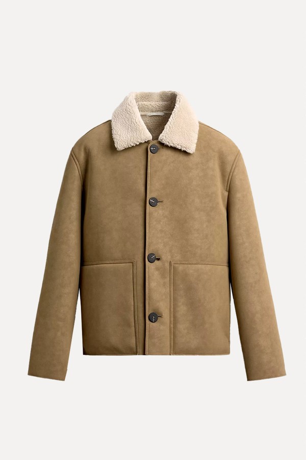 Double-Faced Faux Leather Jacket from Zara