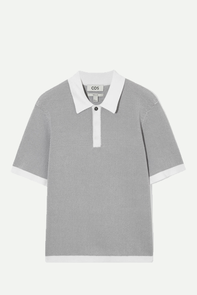 Knitted Polo Shirt from COS