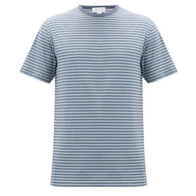 Striped Cotton Jersey T-Shirt from Sunspel